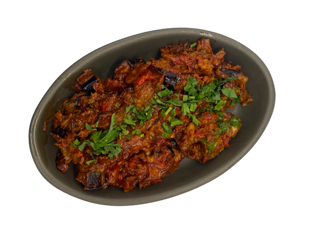 Eggplant salad in red sauce - 200 g
