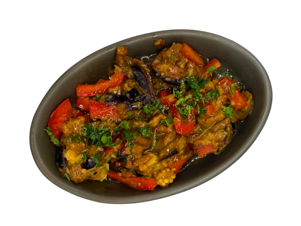 Eggplant salad with vinegar - 200 g