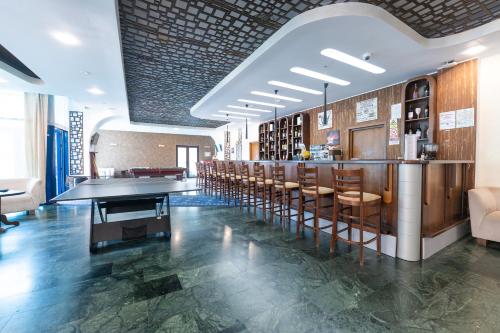Lobby bar and table tennis at Ski & Sky