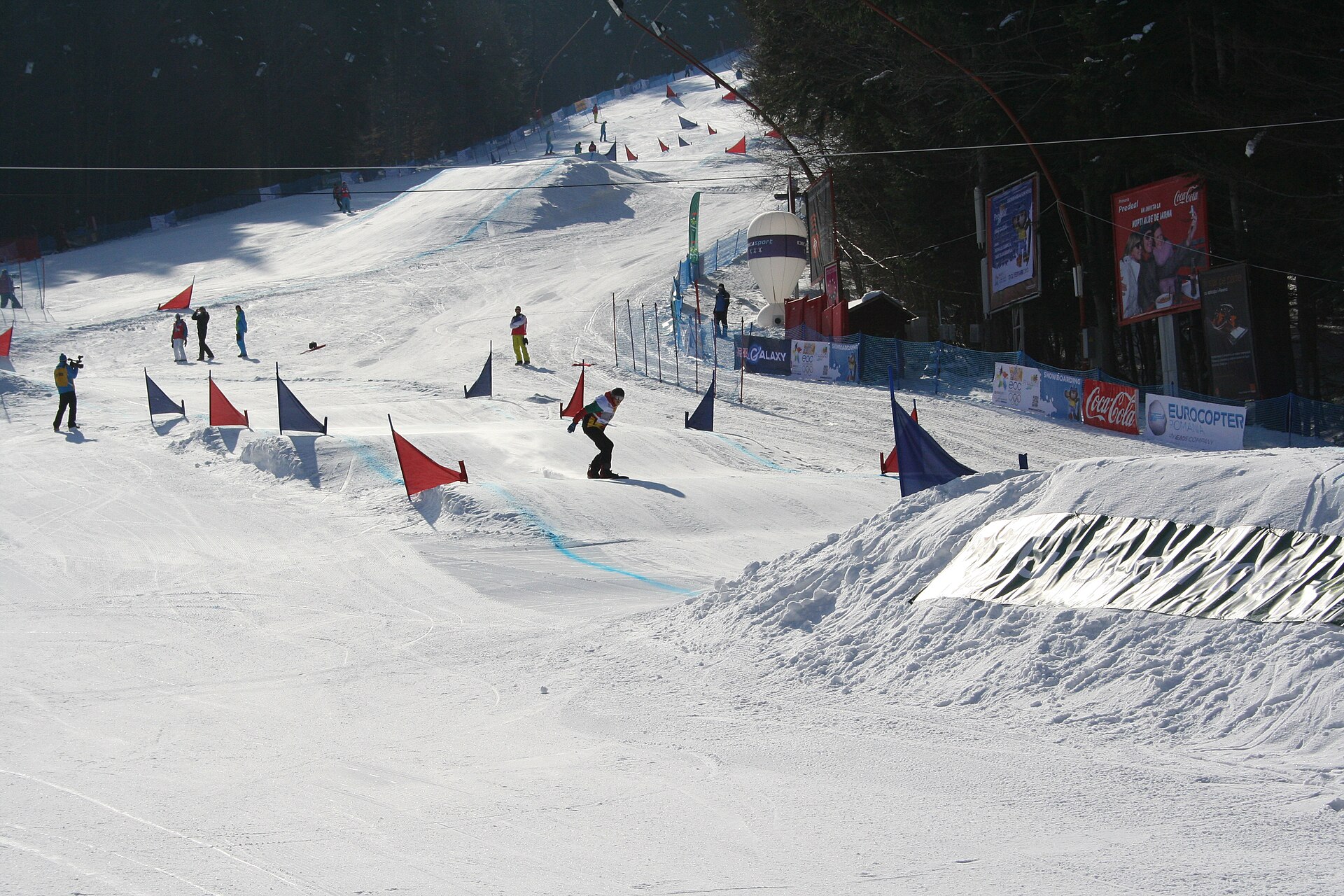 Ski slope in Predeal